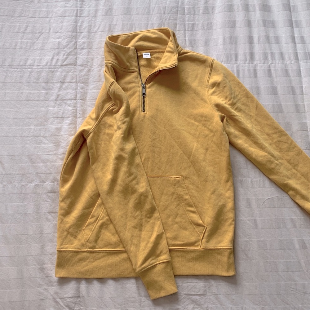 Yellow hoodie